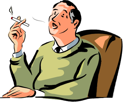 man-smoking-at-desk-cartoon