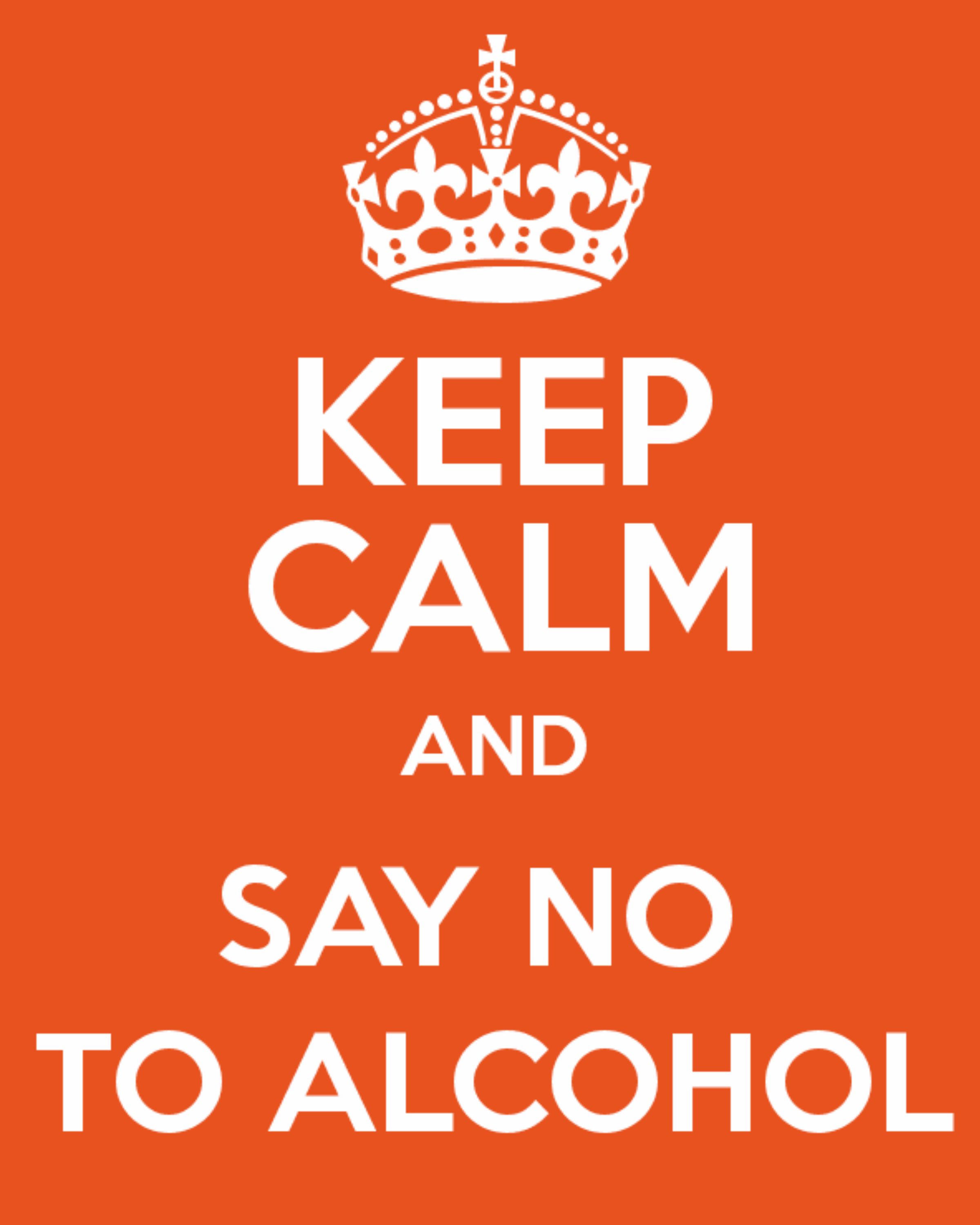 Why we say NO to alcohol no-alcohol