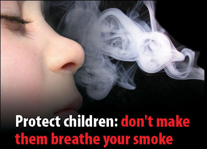 Second-hand smoke harms children passive-smoking